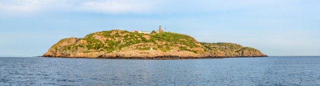 Kullen in sunset – panorama composed of 13 photograps. ©Ola Karlsson